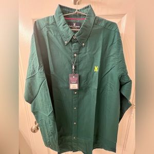 Psycho bunny men’s casual long sleeves button down shirt